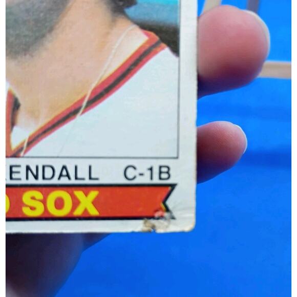 1979 Topps - Fred Kendall #83 Red Sox - Some Corner Wear - Picture 3 of 5